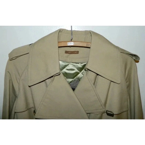 NWT DOMINO 1970's Khaki 2 in 1 All Season Trench - Picture 2 of 9